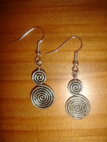boucles d`oreilles spirales