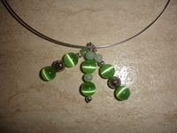 collier Brigitte jade vert