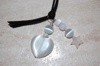 collier star blanc