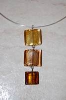 collier trio caramel