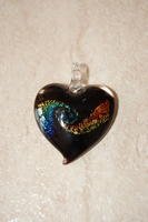Mini coeur noir dichroic