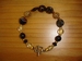 Bracelet Dally noir et or