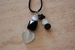 collier Pur noir et blanc