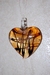 Coeur jaune orangé