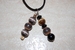 collier Noir et Caramel