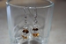 boucles d`oreilles Intemporelles cristal topaze