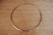 * tour de cou rigide plat argent
