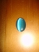 Bague - oeil de chat bleu