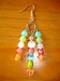 boucles d`oreilles Mamham multicolores